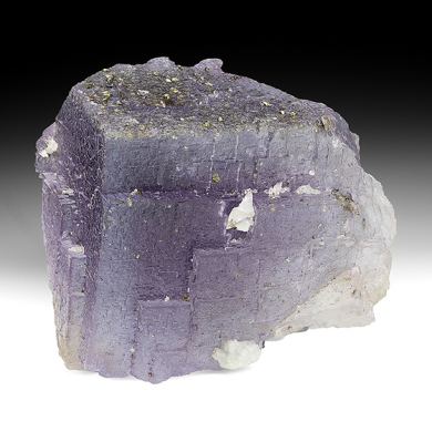 Fluorite with Chalcopyrite