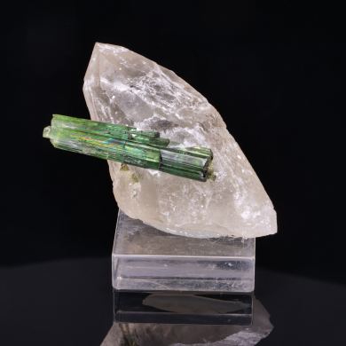 TOURMALINE on QUARTZ - Pederneira mine, Brazil