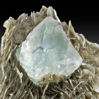 Fluorite with Muscovite