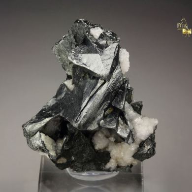 TETRAHEDRITE, CALCITE