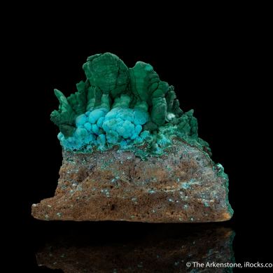 Chrysocolla and Malachite