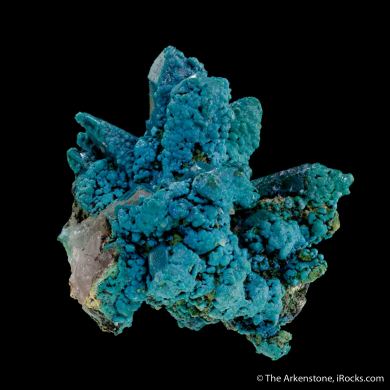 Chrysocolla in Quartz