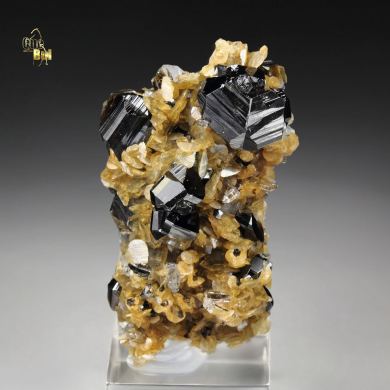 CASSITERITE twinned, SIDERITE