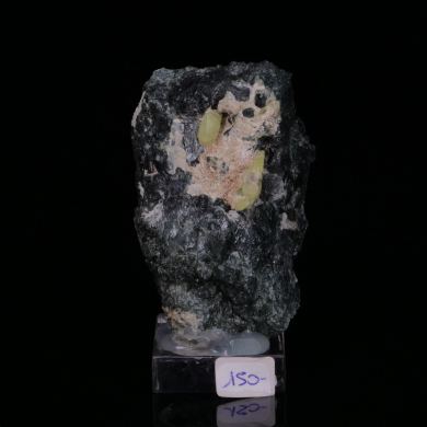 CHRYSOBERYL on TARAMITE - Tsitondroina, Fianarantasao, Madagascar