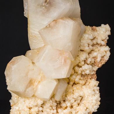 Calcite on Quartz