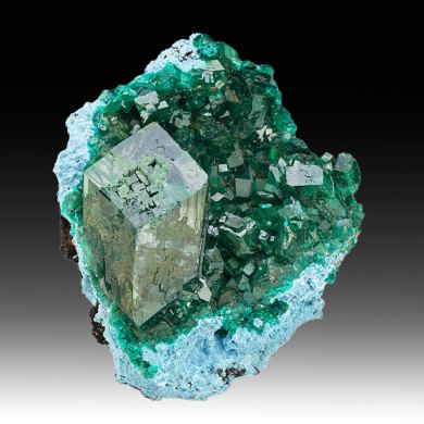 Dioptase with Plancheite