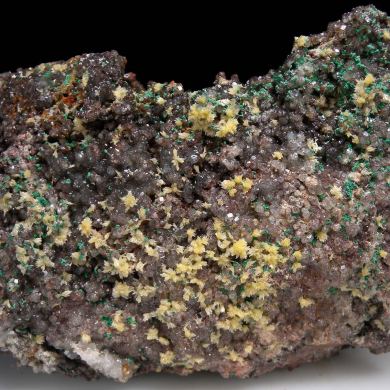 Mimetite with Malachite