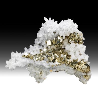 Pyrite with Quartz