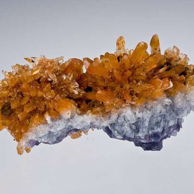 Creedite on Fluorite