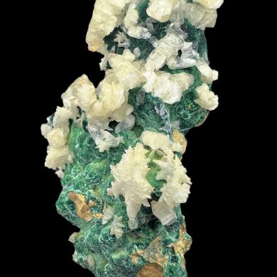 Cerussite, malachite