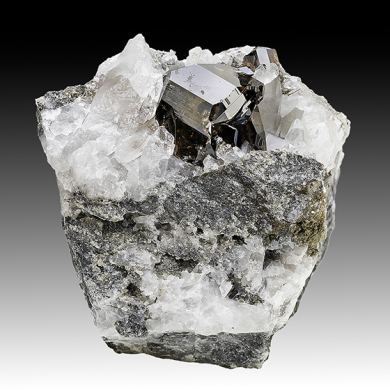 Cassiterite with Quartz