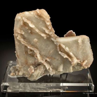 Chalcedony on Quartz (Japan Law Twin)