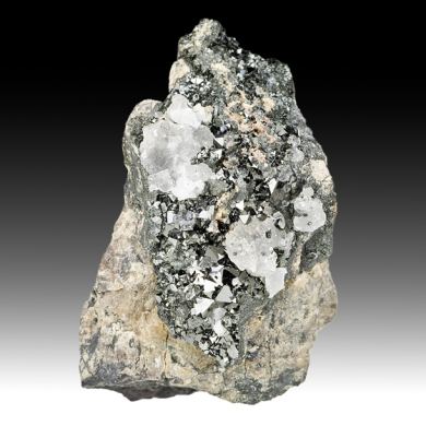 Jacobsite with Calcite