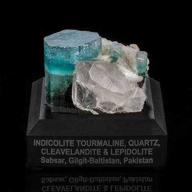 Tourmaline, Quartz, Cleavelandite & Lepidolite from Pakistan