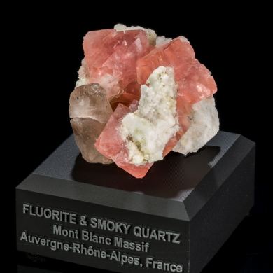 Pink Fluorite from Mont Blanc, France