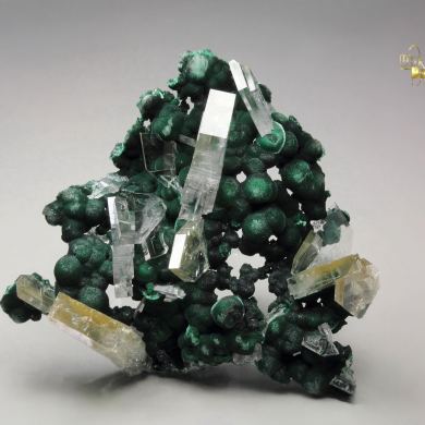 BARYTE, MALACHITE