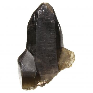 Quartz / (var - “Smoky”) / (“floater”) / with Goethite