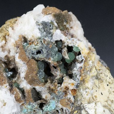 Cuprodongchuanite with Hemimorphite