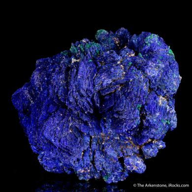 Azurite with Malachite