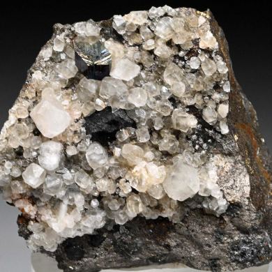 Cubanite with Calcite