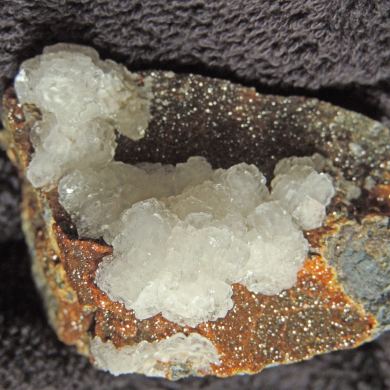 calcite and garnets