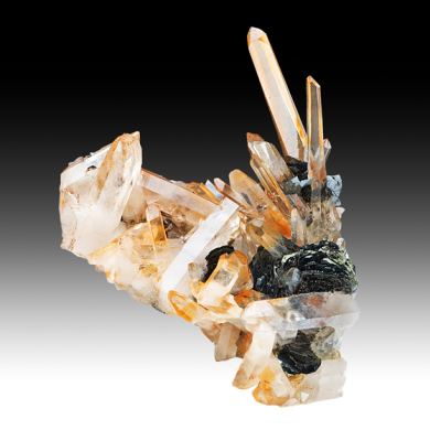 Quartz with Hematite