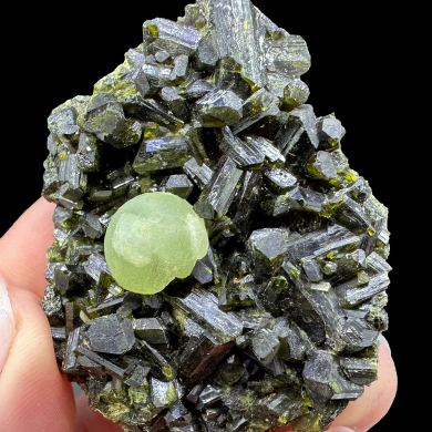 Prehnite, epidote