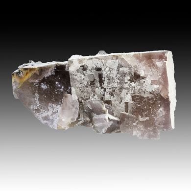 Fluorite with Calcite