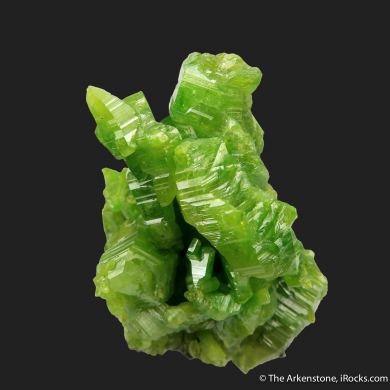 Pyromorphite (large, hoppered crystals)