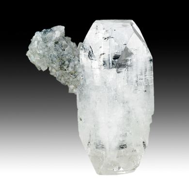 Apophyllite-K with Quartz