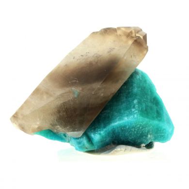 Amazonite + Smoky Quartz. 429.5 ct.