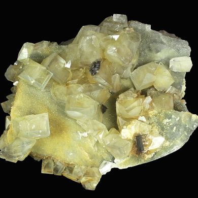 Barite on Quartz