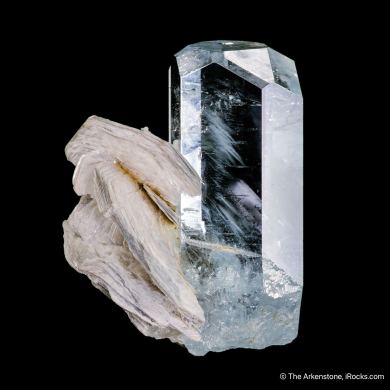 Beryl var. Aquamarine with Muscovite