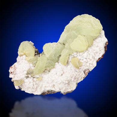 Adamite  on Aragonite