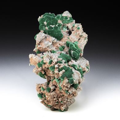 Malachite with Dolomite