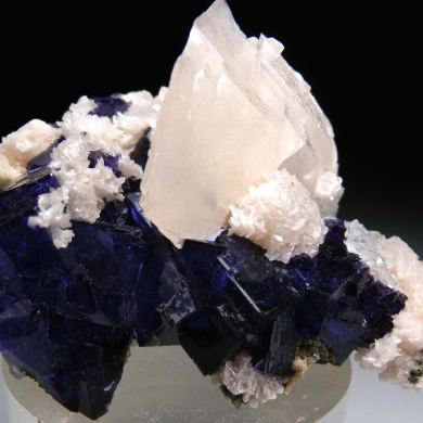 Fluorite with Calcite