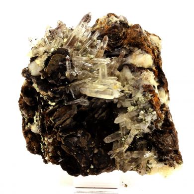 Siderite, Quartz, Pyrite.