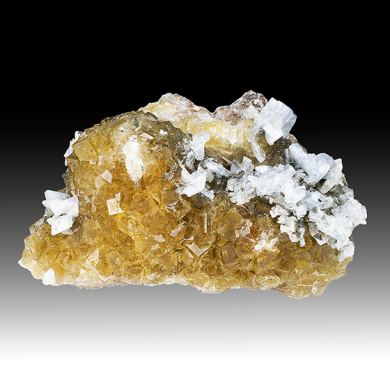 Barite with Fluorite