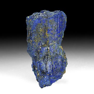 Chalcostibite with Azurite, Malachite