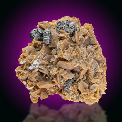 Bournonite  on Siderite