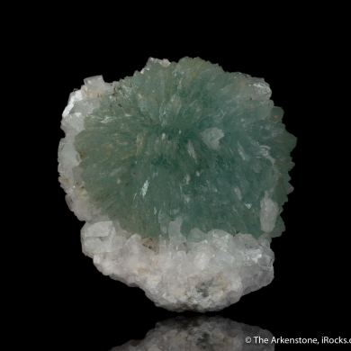 Prehnite on Quartz