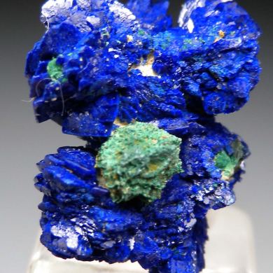 Malachite on Azurite