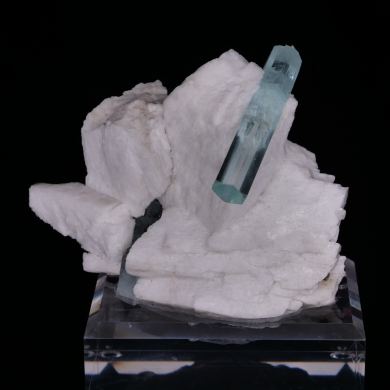 AQUAMARINE on ALBITE - Nyet-Bruk, Pakistan