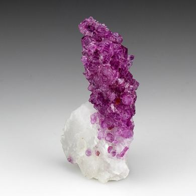 Corundum var. Ruby with Calcite