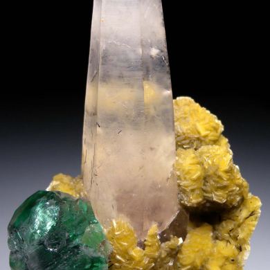 Fluorite with Quartz