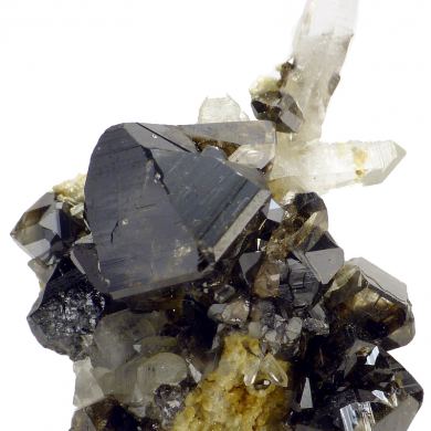 Cassiterite, quartz