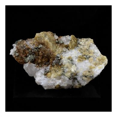 Pyrite, Quartz, Siderite.