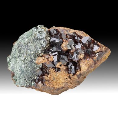 Grossular with Clinochlore