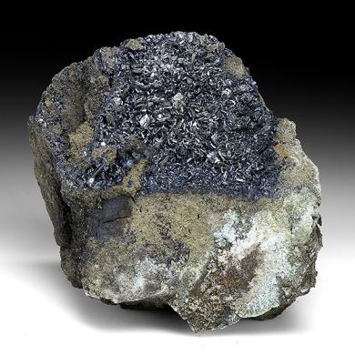 Chalcocite with Pyrite