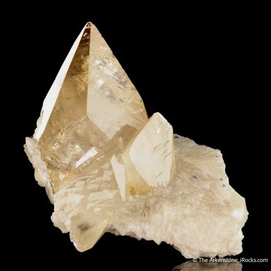 Calcite on Baryte